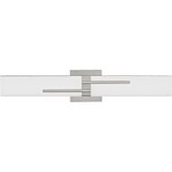 Quoizel Allison 24 Inch Bathroom Vanity Light in Brushed Nickel