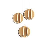 Carillion 1-Light LED Chandelier in Aged Brass