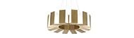 Modern Forms Chronos 34 Inch Pendant Light in Aged Brass