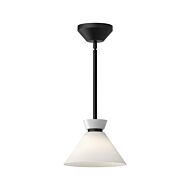 Halston 1-Light Pendant in Matte Black