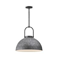 Harper 1-Light Pendant in Steel