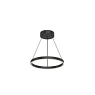 Cerchio LED Pendant in Black