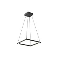 Piazza LED Pendant in Black