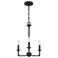 Prescott 3-Light Chandelier in Matte Black