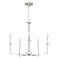 Prescott 5-Light Chandelier in Brushed Nickel