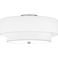 Quoizel Semi-Flush Mount 2-Light Semi-Flush Mount in Brushed Nickel