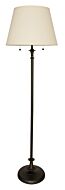 House of Troy Randolph 2 Light Floor Lamp in Oil Rubbed Bronze