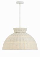 Reese 4-Light Pendant in Matte White