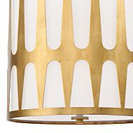 Royston 4-Light Pendant in Antique Gold