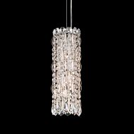 Schonbek Sarella 3 Light Pendant in Antique Silver with Crystals From Swarovski Crystals