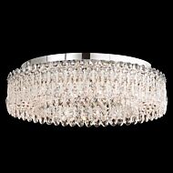 Sarella 12-Light Flush Mount Ceiling Light in Antique Silver