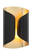 Ripcurl 2-Light Wall Sconce in Matte Black