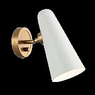 Matteo Blink 1 Light Wall Sconce In White