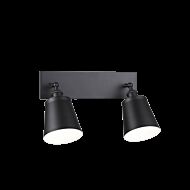 Matteo Kinsley 2 Light Wall Sconce In Black