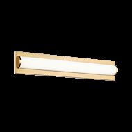 Matteo Psyra 1 Light Bathroom Vanity Light In Aged Gold Brass