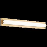 Matteo Psyra 2 Light Bathroom Vanity Light In Aged Gold Brass