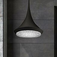 Verita LED Pendant in Soft Silver