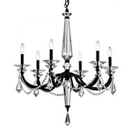 Verona 6-Light Chandelier in Antique Silver