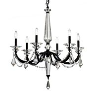 Verona 6-Light Chandelier in Black