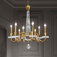 Amadeus 6-Light Chandelier in Heirloom Gold