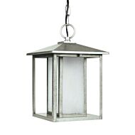 Sea Gull Hunnington Outdoor Hanging Light in Weathered Pewter