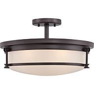 Quoizel Sailor 4 Light 16 Inch Ceiling Light in Western Bronze