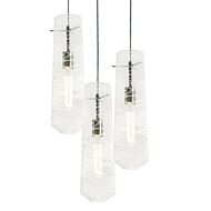 Spun 3-Light Pendant in Satin Nickel