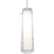 Spun LED Pendant in Satin Nickel