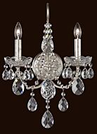 Sonatina 2-Light Wall Sconce in Antique Silver