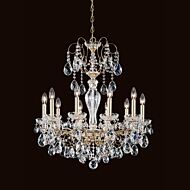 Sonatina 10-Light Chandelier in Gold