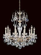 Sonatina 10-Light Chandelier in Gold