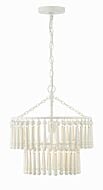 Tiana 1-Light Pendant in Matte White