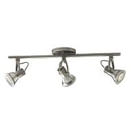 Eurofase Vortex 3 Light Track Lighting in Brushed Nickel