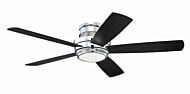 Craftmade 52" Tempo Flush Mount Ceiling Fan in Chrome