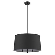 Lamia 3-Light Matte Black Mini Pendant