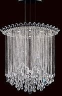 Trilliane Strands 8-Light Pendant in Stainless Steel