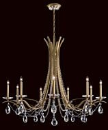 Vesca 9-Light Chandelier in Heirloom Gold