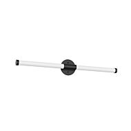 Akari LED Bathroom Vanity Lightroom Fixture in Black