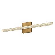 Saphir LED Bathroom Vanity Light in Brushed Gold