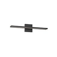 Brio LED Bathroom Vanity Lightroom Fixture in Black