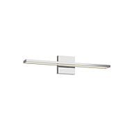 Brio LED Bathroom Vanity Lightroom Fixture in Chrome