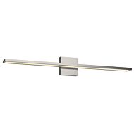 Brio LED Bathroom Vanity Lightroom Fixture in Brushed Nickel