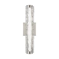 Cutler 1-Light LED Wall Sconce in Satin Nickel