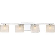 Westcap 4-Light Bathroom Vanity Light in Polished Chrome