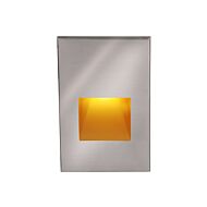 LEDme 1-Light LED Step and Wall Light in Stainless Steel