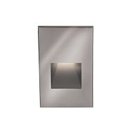 LEDme 1-Light LED Step and Wall Light in Stainless Steel