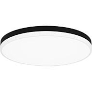 Weldin LED Flush Mount in Matte Black White