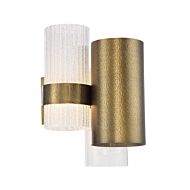 Modern Forms Harmony Wall Sconce in Aged Brass