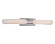 Elementum 1-Light LED Bathroom Vanity Light in Brushed Nickel