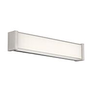 Svelte 1-Light LED Bathroom Vanity Light in Brushed Nickel